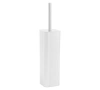 Gedy Jack Escobillero baño WC, Acero Inoxidable, Blanco Mate, 9 x 9 x 39