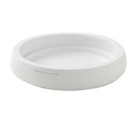 Gedy Kira Jabonera Baño Sobremesa Resina Blanco Mate