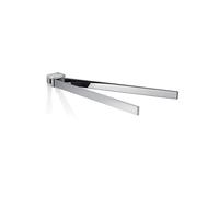 Gedy Lanzarote Toallero de baño Pared Doble, Cromo, Latón, 4,5 x 37,5 x 3