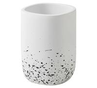 Gedy Layla Porta Cepillo de Dientes, Resina, Blanco, 7,7 x 7,5 x 10,8