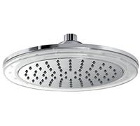 Gedy Light Rociador de Ducha cromoterapia de 1 Jet, Plástico y ABS, Cromo, 25.00x25.00x8.00 cm