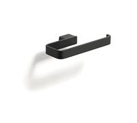 Gedy Lounge Toallero baño, Toallero Pared, Toallero argolla, Negro Mate, Aluminio, 20,3 x 9,8 x 2,4