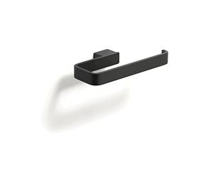 Gedy Lounge Toallero baño, Toallero Pared, Toallero argolla, Negro Mate, Aluminio, 20,3 x 9,8 x 2,4
