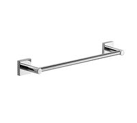 Gedy Manila - Toallero de 45 cm, Color Cromado, componentes Fabricados en Acero Inoxidable 304, Cromall y Cristal Satinado, Medidas 4,7 x 49 x 6,8 cm y Peso 0,1 kg, diseño R&S, 45 cm