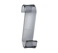 Gedy Merlino Percha Toalla Radiador Resina Antracita | L3,2 x P6,7 x H11,7 cm | Gancho | Enganche directo, sin taladro | Resina termoplástica