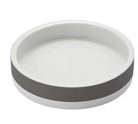 Gedy Mizar Jabonera, Cerámica, Gris, 11.5x11.5x2.6 cm