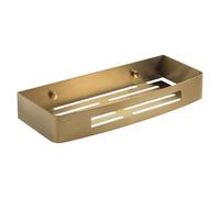 Gedy Nerva Portaobjetos rectangular Oro Mate