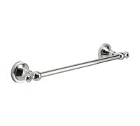 Gedy Nevis Toallero Barra Baño Pared 30cm Acero INOX Cromall Acabado Cromo Estilo Retro Clásico, Tornillos Incluidos