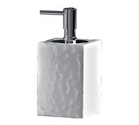 Gedy New Martina Dosificador De Jabón, Cerámica, Blanco, 7.5X7.5X16