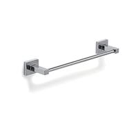 Gedy Olimpo Toallero Barra 35cm Recortable Baño Pared Cromo | L38,4xP6,8xH4,5cm | Barra | Ajustable 10-35cm | Tornillos o cola