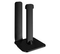 Gedy Outline Portarrollos Reserva Vertical Pared Latón Negro Mate | L8,1 x P12,3 x H16 cm | Latón | Pared tornillos+tacos | Negro Mate