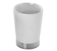Gedy PE9802 Portacepillos de sobremesa, Blanco