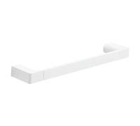 Gedy PIRENEI Toallero baño, Toallero Pared, 35,1 x 6,6 x 2,6, Blanco Mate, Latón