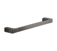 Gedy PIRENEI Toallero baño, Toallero Pared, 35,1 x 6,6 x 2,6, Gun Metal, Tratamiento PVD, Latón