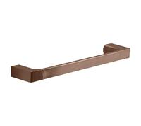 Gedy PIRENEI Toallero baño, Toallero Pared, 35,1 x 6,6 x 2,6, Oro Rosa, Tratamiento PVD, Latón
