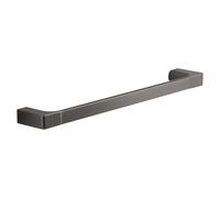 Gedy PIRENEI Toallero baño, Toallero Pared, 45,1 x 6,6 x 2,6, Gun Metal, Tratamiento PVD, Latón