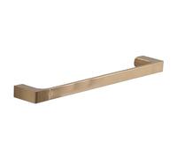 Gedy PIRENEI Toallero baño, Toallero Pared, 45,1 x 6,6 x 2,6, Oro Mate, Tratamiento PVD, Latón