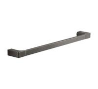 Gedy PIRENEI Toallero baño, Toallero Pared, 60 x 6,6 x 2,6, Gun Metal, Tratamiento PVD, Latón