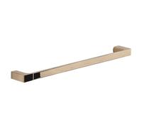 Gedy PIRENEI Toallero baño, Toallero Pared, 60 x 6,6 x 2,6, Oro, Tratamiento PVD, Latón