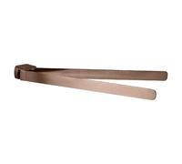 Gedy PIRENEI Toallero de baño Pared Doble, Oro Rosa, Tratamiento PVD, Latón, 35,9 x 4,6 x 3,3