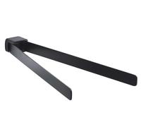 Gedy Pirenei Toallero Doble Negro Mate