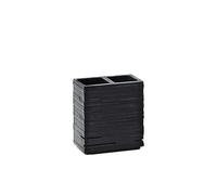 Gedy - Portacepillos Quadrotto Negro (QU981400300)