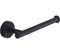 Gedy PORTARROLLOS Eros, Acero Inoxidable, Negro Mate, 5x17x7,6