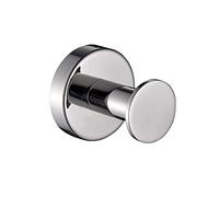 Gedy Project Colgador Toalla baño, Acero INOX AISI 304, Cromo, 5,3 x 6 x 5,3