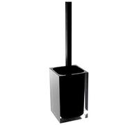 Gedy RA33-14 Rainbow - Escobillero para inodoro, 5 cm de largo x 9,8 cm de ancho, color negro