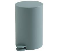 Gedy SHARON Papelera de baño con pedal 3L - Cubo de basura compacto con cubo interior extraíble, Fabricada en resinas Termoplásticas, 15,8 x 19,5 x 25,4 cm, Azul mate