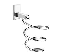 Gedy Soporte secador de Pelo, Cromo, Acero inoxidable10,6 x 16,3 x 18,2