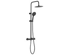 Columna de ducha extensible Star plus 01 Negro Mate