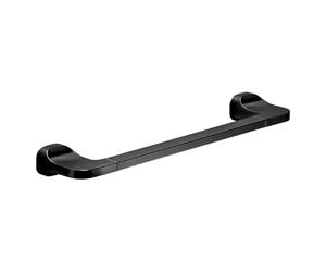 Gedy Stelvio Toallero baño, Toallero Pared, 34,9 x 7 x 3,4, Negro Mate, Acero Inoxidable