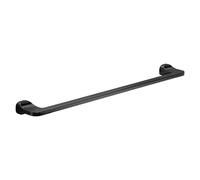 Gedy Stelvio Toallero baño, Toallero Pared, 60 x 7 x 3,4, Negro Mate, Acero Inoxidable