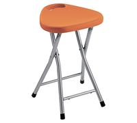Gedy Taburete Plegable CO75, Resinas termoplásticas, Naranja, 46,5x30x29,3 cm