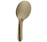 Gedy Tech 14 Alcachofa ducha, Mango ducha, Oro mate, ABS, 3 modos de chorro, ahorro de agua, fácil limpieza