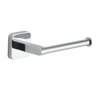 Gedy Tonga Portarrollos Papel Higiénico Baño Pared 14,3x6,9x4,7cm Acero INOX y Cromall Acabado Cromo, Tornillos y Biadhesivo Incluidos
