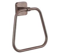 Gedy Tonga Toallero baño, Toallero Pared,Toallero argolla, Toallero adheviso, Toallero sin Taladro, Oro Rosa, Acero Inoxidable, 17 x 4,6 x 16