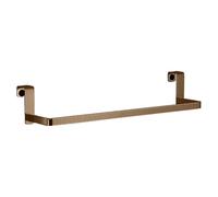 Gedy Tosca Toallero baño, Toallero sin Taladro para Colgar, Acero Inoxidable, Blanco Mate, 37 x 8,5 x 6,5 cm