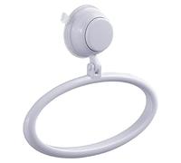Gedy Vesuvio Toallero Argolla con Ventosa, Blanco, 18 X 3 X 16 Cm