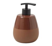 Gedy Wilma Dosificador Jabón Baño Sobremesa ø10x15,5cm Cerámica 450ml Acabado Terracota, Dispensador Jabón Baño Moderno