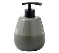 Gedy Wilma Dosificador Jabón Baño Sobremesa ø10x15,5cm Cerámica 450ml Acabado Verde Salvia, Dispensador Jabón Baño Moderno