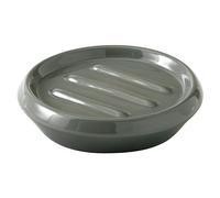 Gedy Wilma Jabonera Baño Sobremesa ø12,2x3cm Cerámica Acabado Verde Salvia, Portajabón Baño Moderno Serie Coordinada