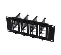 GeeekPi 10 Inch 2U Rack Mount for Raspberry Pi 5/4B/3B+/3B, Holds up to 4 Raspberry Pi Boards, Compatible con DeskPi RackMate T1/T0/T2/10 Inch Network Gabinete