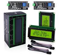 GeeekPi 2004 20x4 Character LCD Display Module Yellow Backlight with IIC I2C Serial Interface Adapter board for Raspberry Pi Arduino STM32 DIY Maker Project BPI Tinker Board Electrical IoT (2Pack)