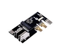 GeeekPi Adaptador multifuncional micro HDMI a HDMI con PCIe 3.0x1 M.2 NVMe 2230/2242 para Raspberry Pi 5