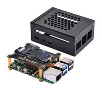 GeeekPi Carcasa de metal con placa periférica N05 PCIe M.2 Key-M NVMe SSD PCIe para Raspberry Pi 5, compatible con M.2 NVMe SSD 2230 2242