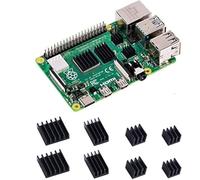 GeeekPi Disipadores de calor para Raspberry Pi 4 Modelo B, Raspberry Pi Disipadores de calor de aluminio con Cinta Adhesiva Conductora Térmica para Raspberry Pi 4B(2Pack)