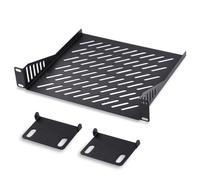 GeeekPi Estante de servidor 1U de 10 pulgadas, bandeja voladiza ventilada para equipos de red de 10 pulgadas y gabinete y DeskPi RackMate T1/T0