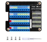 GeeekPi GPIO Screw Terminal Hat, Raspberry Pi GPIO Extensión Board Para Raspberry Pi 4B/3B+/3B/2B/B+/Zero (Zero W)